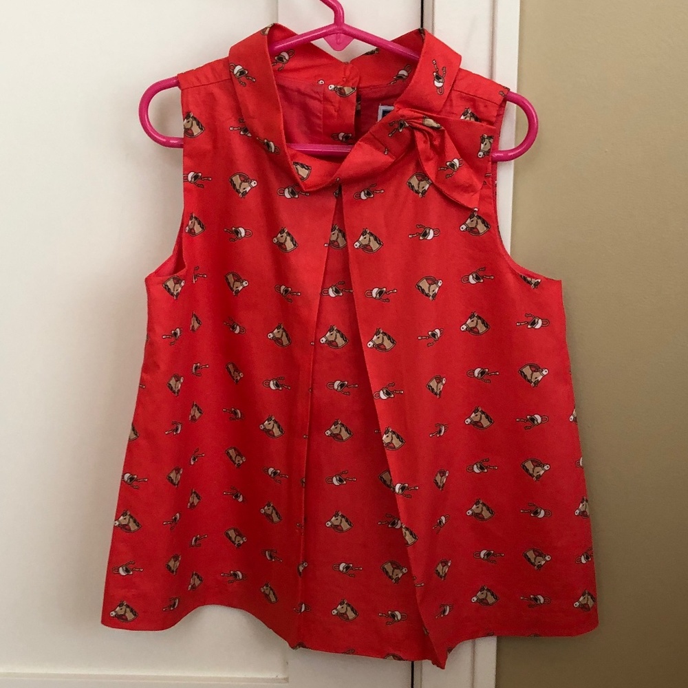 Girls' Janie and Jack Equestrian Blouse
